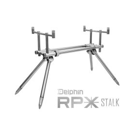 Delphin RPX Stalk Silver Rod Pod - 2 botos
