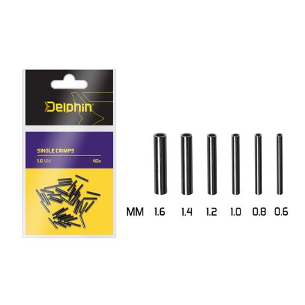 Delphin Single CRIMPS 0.8mm - 40db