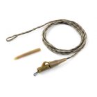 Carp Academy Leadcore Rig with Quick Change Swivel 35lb kész szerelék