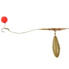 Carp Academy Leadcore Rig with Quick Change Swivel 35lb kész szerelék