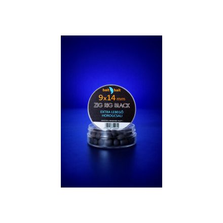 Bait Bait Zig Rig Extra Lebegő Horogcsali 9x14mm Black