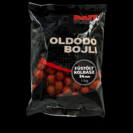 Bait Maker Oldódó bojli 24mm 1kg Füstölt Kolbász