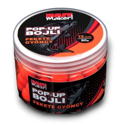 Bait Maker Pop Up Bojli 12mm Fekete Gyöngy 50g