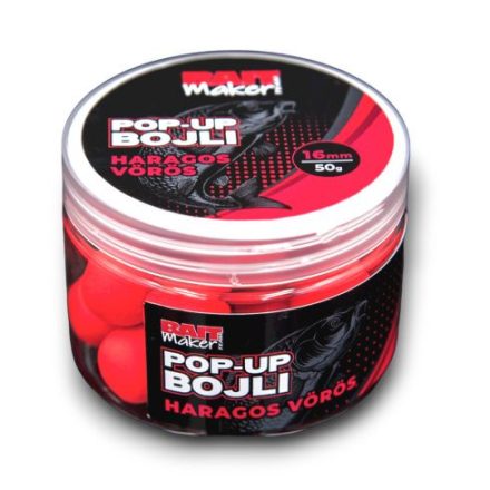 Bait Maker Pop Up Bojli 16mm Haragos Vörös 50g