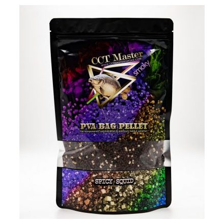 CCT Master Smoky PVA Bag Pellet Spicy-Squid 700g