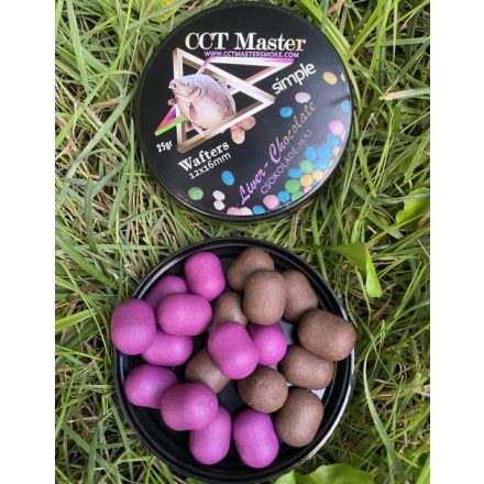 CCT Master Simple Wafters 12x16mm 25g - Liver Chocolate