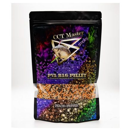 CCT Master Smoky PVA Bag Pellet Peach-Pepper 700g