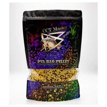 CCT Master Smoky PVA Bag Pellet Banana-Krill 700g