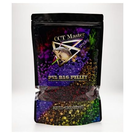 CCT Master Smoky PVA Bag Pellet Squid-Cranberry 700g