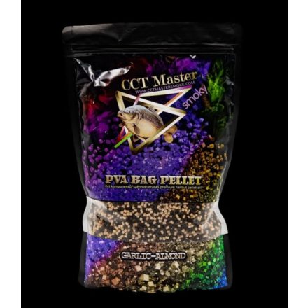 CCT Master Smoky PVA Bag Pellet Garlic-Almond 700g