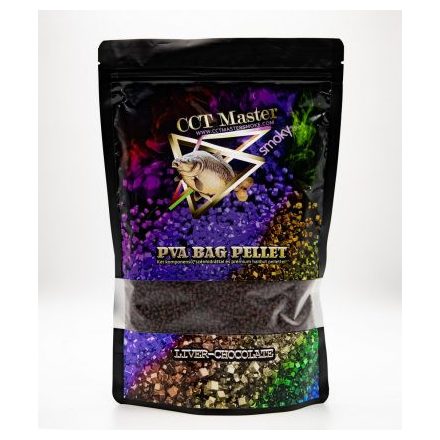 CCT Master Smoky PVA Bag Pellet Liver-Chocolate 700g