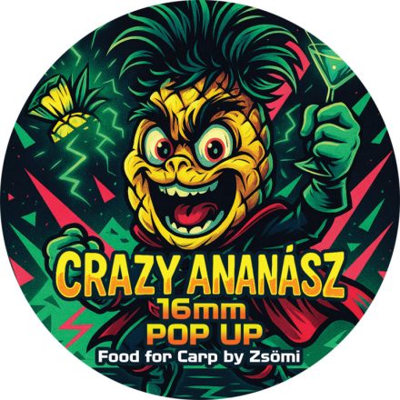 Food for Carp by Zsömi Pop Up 16mm 60g - Crazy Ananász