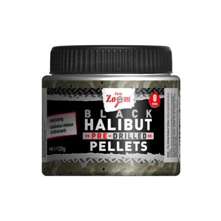 Carp Zoom Halibut Pellet 8mm 120g - fúrt