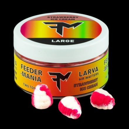 Feedermania Larva Air Wafters Two Tone L Strawberry-Ice Cream