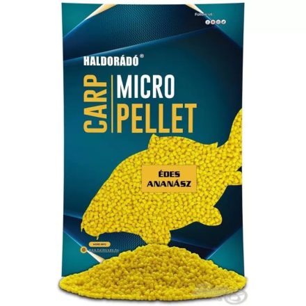 Haldorádó Carp Micro Pellet 600g - Édes Ananász
