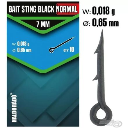Haldorádó Bait Sting Black Normal 7 mm - csalitüske