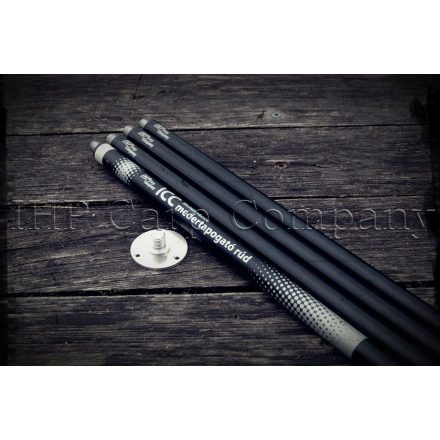 ICC BLACK EDITION Multifunkciós Medertapogató Rúd 3részes, 4,5m