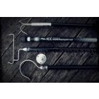 ICC BLACK EDITION Multifunkciós Medertapogató Rúd 3részes, 4,5m