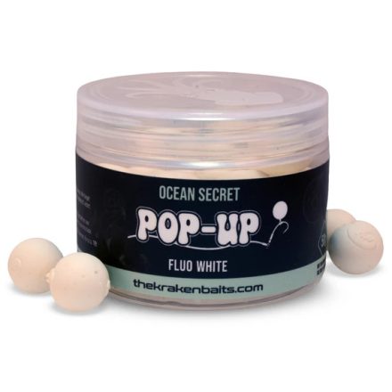 The Kraken Baits Ocean Secret Fluo White Pop-Up 50g 15mm
