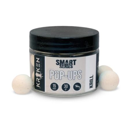 The Kraken Baits Smart Series Krill Fluo White Pop Up 30g 15mm