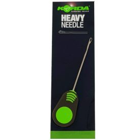 Korda Heavy Latch Needle 7cm (zöld) fűzőtű