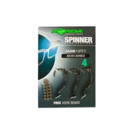 Korda Spinner Hook Sections Krank 4 előkészített horog