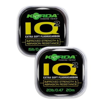 Korda IQ2 Extra Soft 20lb/20m Fluocarbon előke