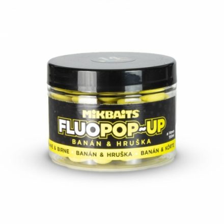 Mikbaits Pop Up Fluo Boilies - Banán&Körte 14mm