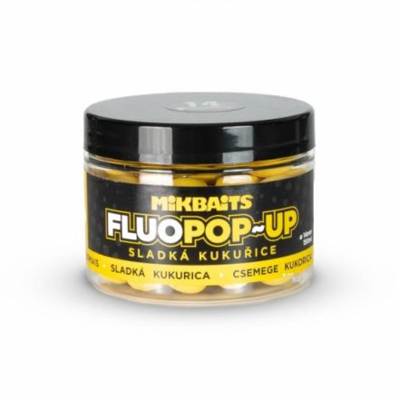 Mikbaits Pop Up Fluo Boilies - Csemegekukorica 14mm