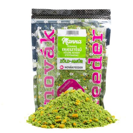 Novák Feeder Manna Tejsavas Kész Etetőanyag 800g - Zöld Amúr