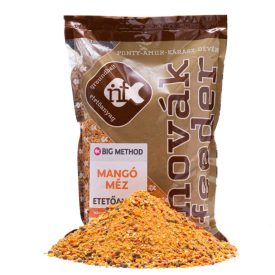 Novák Feeder Big Method Etetőanyag 1kg - Mangó/Méz