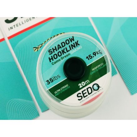 Sedo Shadow Hooklink Camo Green 25lb 20m