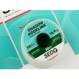 Sedo Shadow Hooklink Camo Green 35lb 20m fonott előke