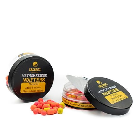 SBS Method Feeder Wafters N-Butyric 6-8mm 20g, Mixed colors