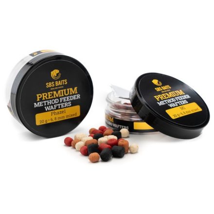 SBS Premium Method Feeder Wafters Phaze1 6-8mm 20g, Mixed