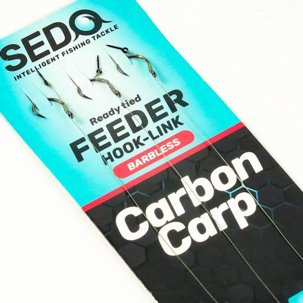 Sedo Carbon Carp Feeder Rig Barbless Size 6 - 0.10mm pcs:3