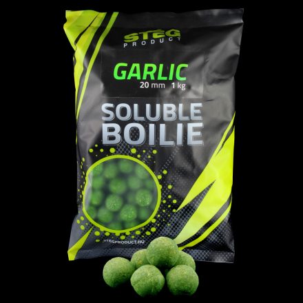 Stég Product Soluble Boilie 24mm Garlic 1kg