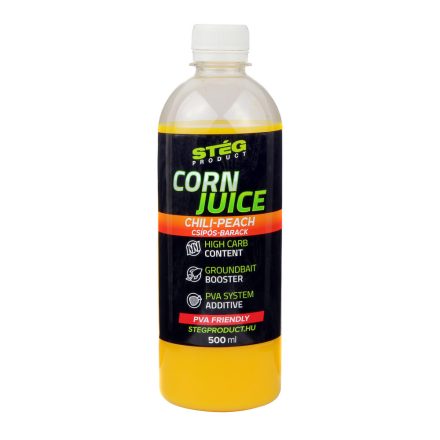 Stég Product Corn Juice Chilli-Peach 500ml