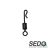 Sedo Quick Lock Swivel Long Barrell gyorskapocs
