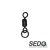 Sedo Flexi Ring Swivel Long Barrell karikás forgókapocs