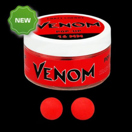 Venom Pop Up Boilie 16mm Crazy Cherry 45g