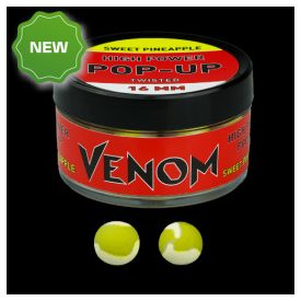 Venom High Power Pop Up Boilie 16mm Sweet Pineapple 45g