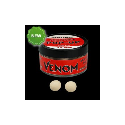 Venom High Power Pop Up Boilie 16mm Secret Cream 45g