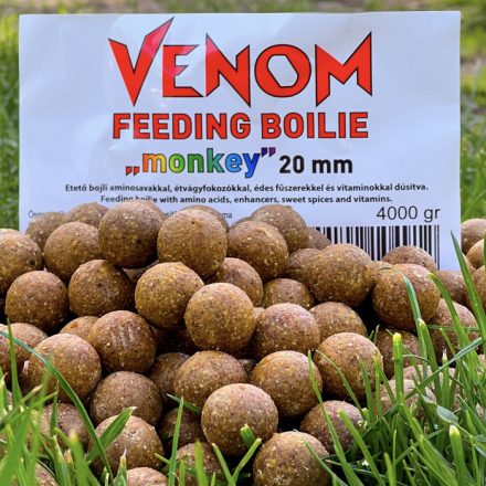 Venom Feeding Boilie - Monkey 20mm 4kg