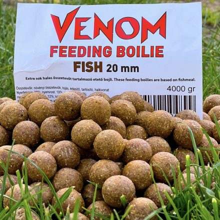 Venom Feeding Boilie - Fish 20mm 4kg